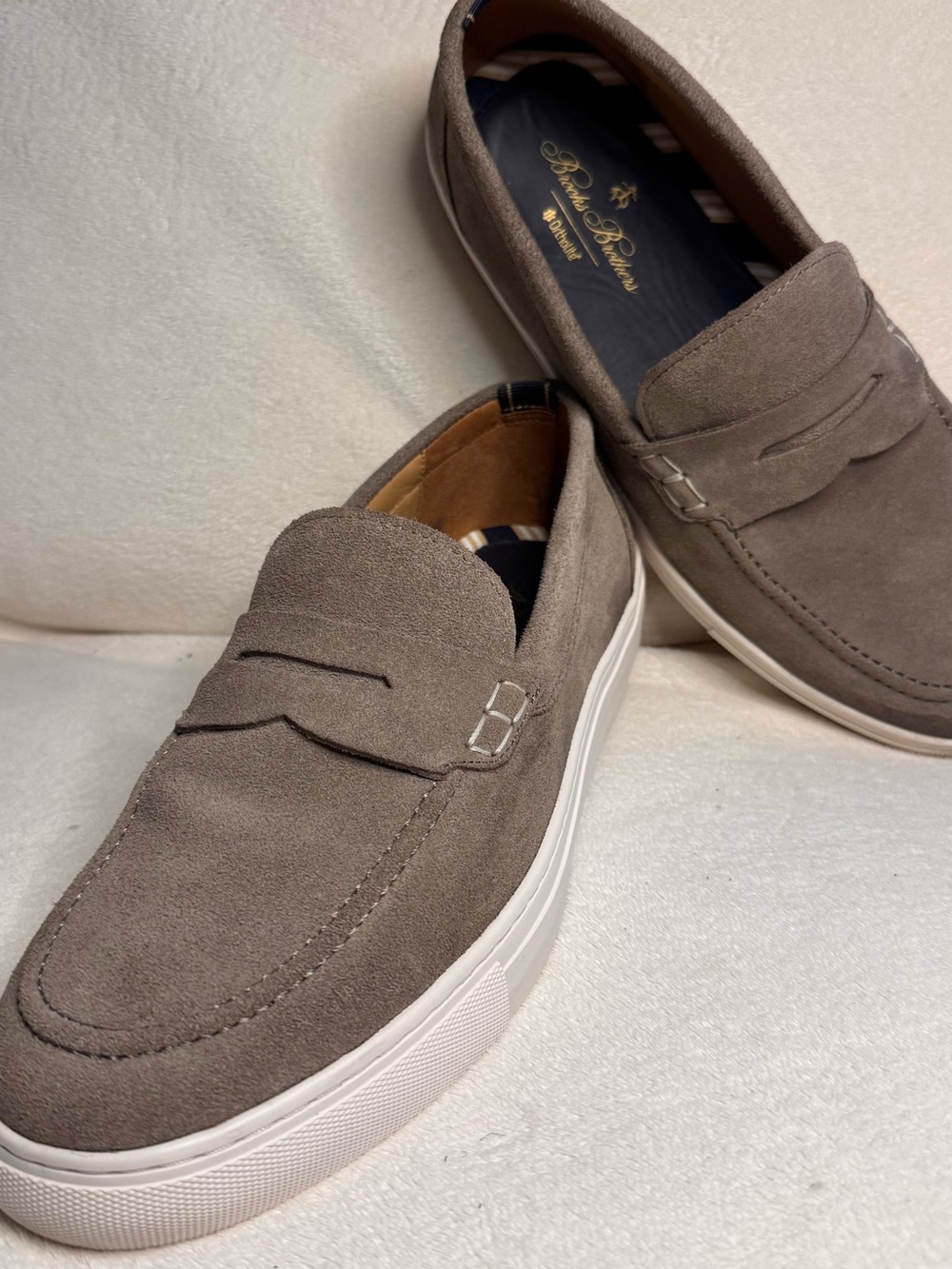Brooks Brothers Canton Penny Loafer Men size 10 Gray